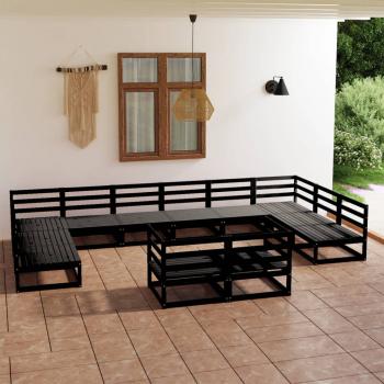 ARDEBO.de - 12-tlg. Garten-Lounge-Set Massivholz Kiefer