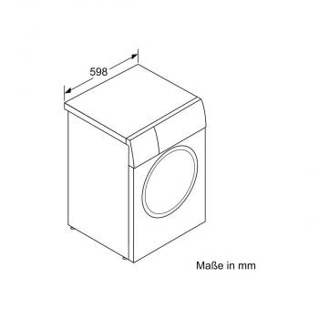 Siemens WG44B2A40 iQ700 9 kg Frontlader Waschmaschine, 60 cm breit, 1400 U/Min, LED-Display, Aquastop, speedPerfect, iQdrive, i-Dos, Kindersicherung, weiß