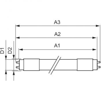 Philips MAS LEDtube LED Lampe, 1500mm, 20W, T8 (46694400)