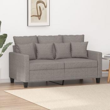 ARDEBO.de - 2-Sitzer-Sofa Taupe 120 cm Stoff