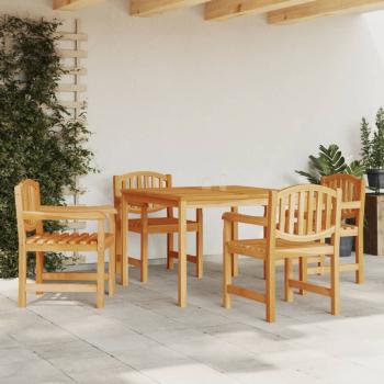 ARDEBO.de - 5-tlg. Garten-Essgruppe Massivholz Teak