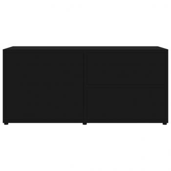 TV-Schrank Schwarz 80x34x36 cm Holzwerkstoff