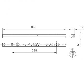 Philips BN126C CoreLine Lichtleiste, 18W, 1200mm, 2300lm, 3000K (94877899)