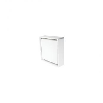 ARDEBO.de SG Leuchten Frame Square LED Wandleuchte, 7W, 630lm, 3000K, Phasenabschnittsdimmung, weiß (605241)