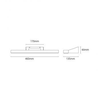 SG Leuchten View LED Deckenleuchte, 16W, 930lm, 3000K, Phasenabschnittsdimmung, weiß (111421)