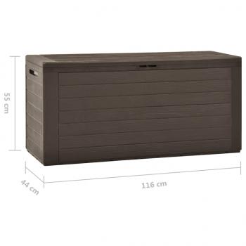 Gartenbox Braun 116x44x55 cm