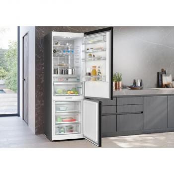 Siemens KG49NAXCF iQ500 Stand Kühl-Gefrierkombination, 70 cm breit, 440 L, noFrost, ecoMode, Touch-Bedienung, Home Connect, BlackSteel