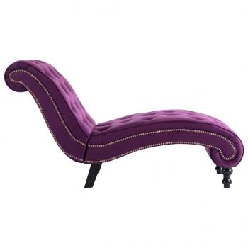 Chaiselongue Lila Samt