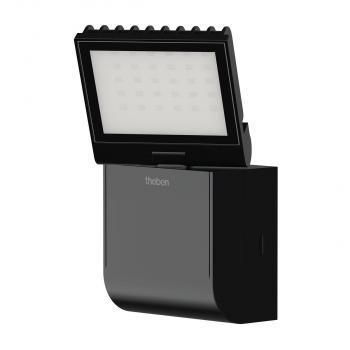 ARDEBO.de Theben theLeda S8-100L BK LED-Strahler, Wandmontage, 8 Watt, schwarz, 1 LED-Panel, drehbar / schwenkbar (1020601)