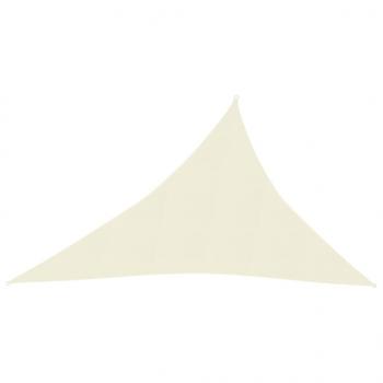 ARDEBO.de - Sonnensegel 160 g/m² Creme 3x4x5 m HDPE