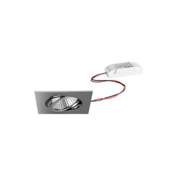 ARDEBO.de Brumberg LED-Einbaustrahlerset, 6W, 650W, 3000K, chrom (33355023)