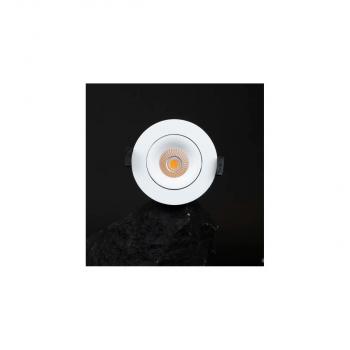 The Light Group SLC1196 OnePro-Downlight, 12W, 1160lm, 4000K, IP44, weiß