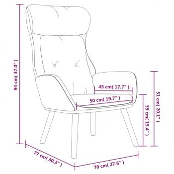 Relaxsessel Hellgrau Stoff