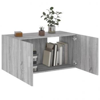 Wandschrank Grau Sonoma 80x39x40 cm Holzwerkstoff