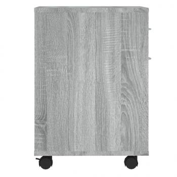 Rollschrank Grau Sonoma 45x38x54 cm Holzwerkstoff