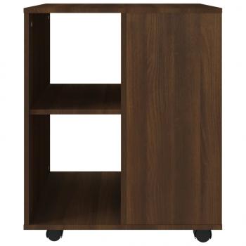 Rollschrank Braun Eichen-Optik 60x53x72 cm Holzwerkstoff