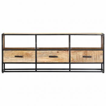 TV-Schrank 120x30x45 cm Massivholz Mango