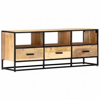 TV-Schrank 120x30x45 cm Massivholz Mango