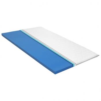 ARDEBO.de - Matratzenauflage 80 x 200 cm viskoelastischer Memory-Schaum 6cm