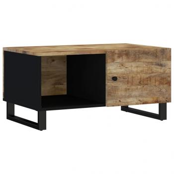 Couchtisch 80x50x40 cm Massivholz Mango & Holzwerkstoff