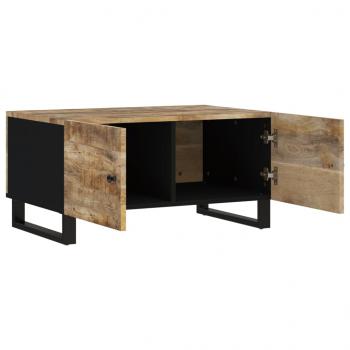 Couchtisch 80x50x40 cm Massivholz Mango & Holzwerkstoff