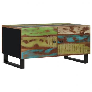 Couchtisch 80x50x40 cm Altholz Massiv & Holzwerkstoff