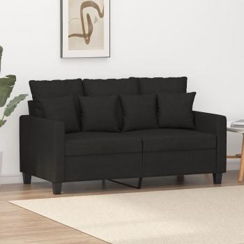 ARDEBO.de - 2-Sitzer-Sofa Schwarz 120 cm Stoff