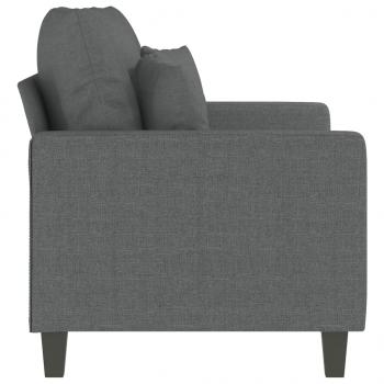 2-Sitzer-Sofa Dunkelgrau 120 cm Stoff