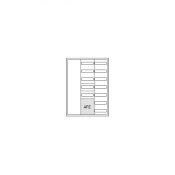 Hager ZB33SYS013 Systemschrank APZ2, 2xRfZ, VT10