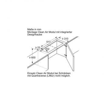 Neff Z51ITD1X1 Long Life Umluftset, extern