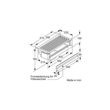 Neff Z51ITD1X1 Long Life Umluftset, extern