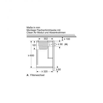 Neff Z51ITD1X1 Long Life Umluftset, extern