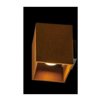 SLV RUSTY UP/DOWN Outdoor LED Wandaufbauleuchte, eckig, CCT switch 3000/4000K, rost (1004650)