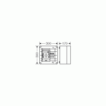 Hensel Mi SP 2272 Überspannungsschutzgehäuse, IP65