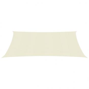 Sonnensegel 160 g/m² Creme 2x2,5 m HDPE