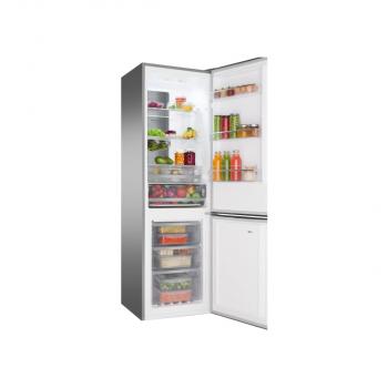 Amica KGCN 388 140 E Stand Kühl-Gefrierkombination, 54 cm breit, 250L, NoFrost, FreshZone, Edelstahloptik