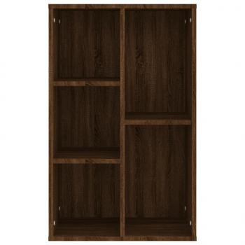 Bücherregal/Sideboard Braun Eiche 50x25x80 cm Holzwerkstoff