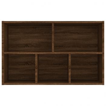 Bücherregal/Sideboard Braun Eiche 50x25x80 cm Holzwerkstoff