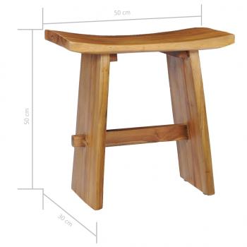 Hocker Massivholz Teak