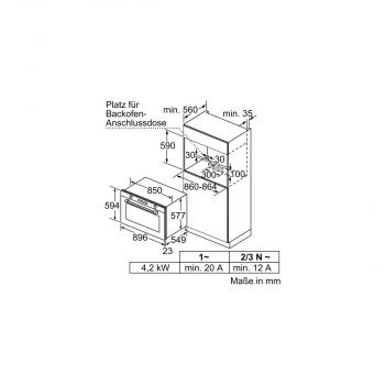 Siemens VB578D0S0 iQ500 EEK: A+ Einbaubackofen, 90 cm breit, 112l, activeClean, Schnellaufheizung, lightControl, Edelstahl