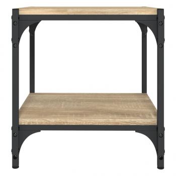 TV-Schrank Sonoma-Eiche 40x33x41 cm Holzwerkstoff und Stahl