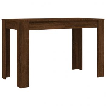 Esstisch Braun Eichen-Optik 120x60x76 cm Holzwerkstoff