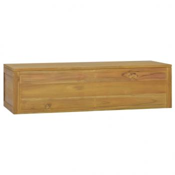 ARDEBO.de - Wand-Badschrank 110x45x30 cm Teak Massivholz