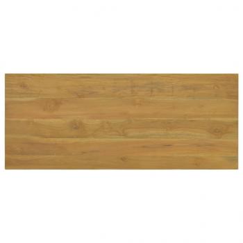 Wand-Badschrank 110x45x30 cm Teak Massivholz