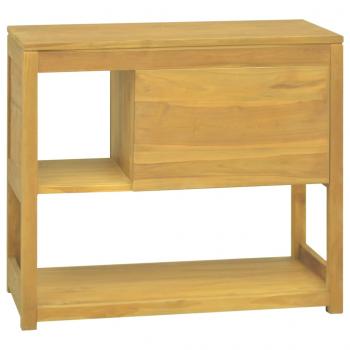 Badschrank 85x40x75 cm Massivholz Teak