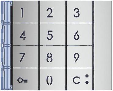 ARDEBO.de Bticino (353001) Frontblende für Codelock-/Tastatur-Modul