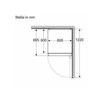 Siemens KG39NXXCF iQ300 Stand Kühl-Gefrierkombination, 60 cm breit, 363 L, ecoMode, Touch-Bedienung, noFrost, BlackSteel