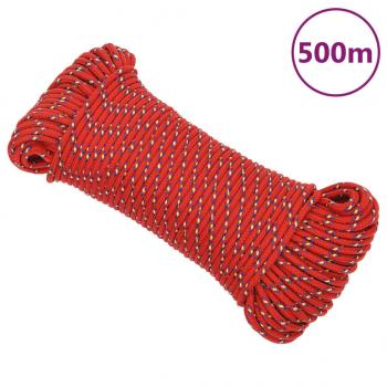 ARDEBO.de - Bootsseil Rot 4 mm 500 m Polypropylen