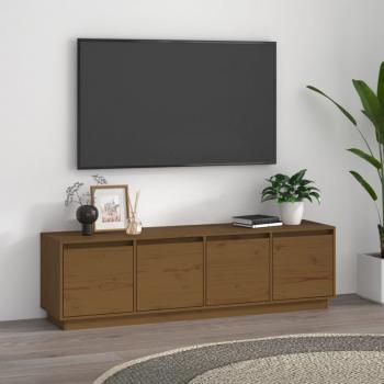 ARDEBO.de - TV-Schrank Honigbraun 156x37x45 cm Massivholz Kiefer