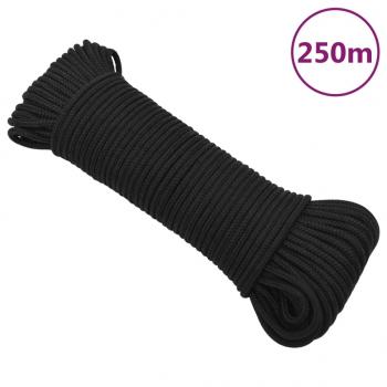 ARDEBO.de - Bootsseil Schwarz 4 mm 250 m Polypropylen